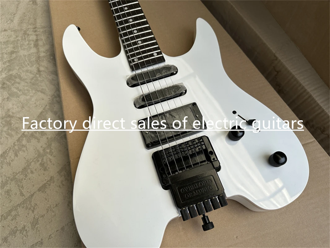 STEINBERGER, Headless Electric Guitar, Mahogany Body, Rosewood fretboard, White, 6-string Guitar