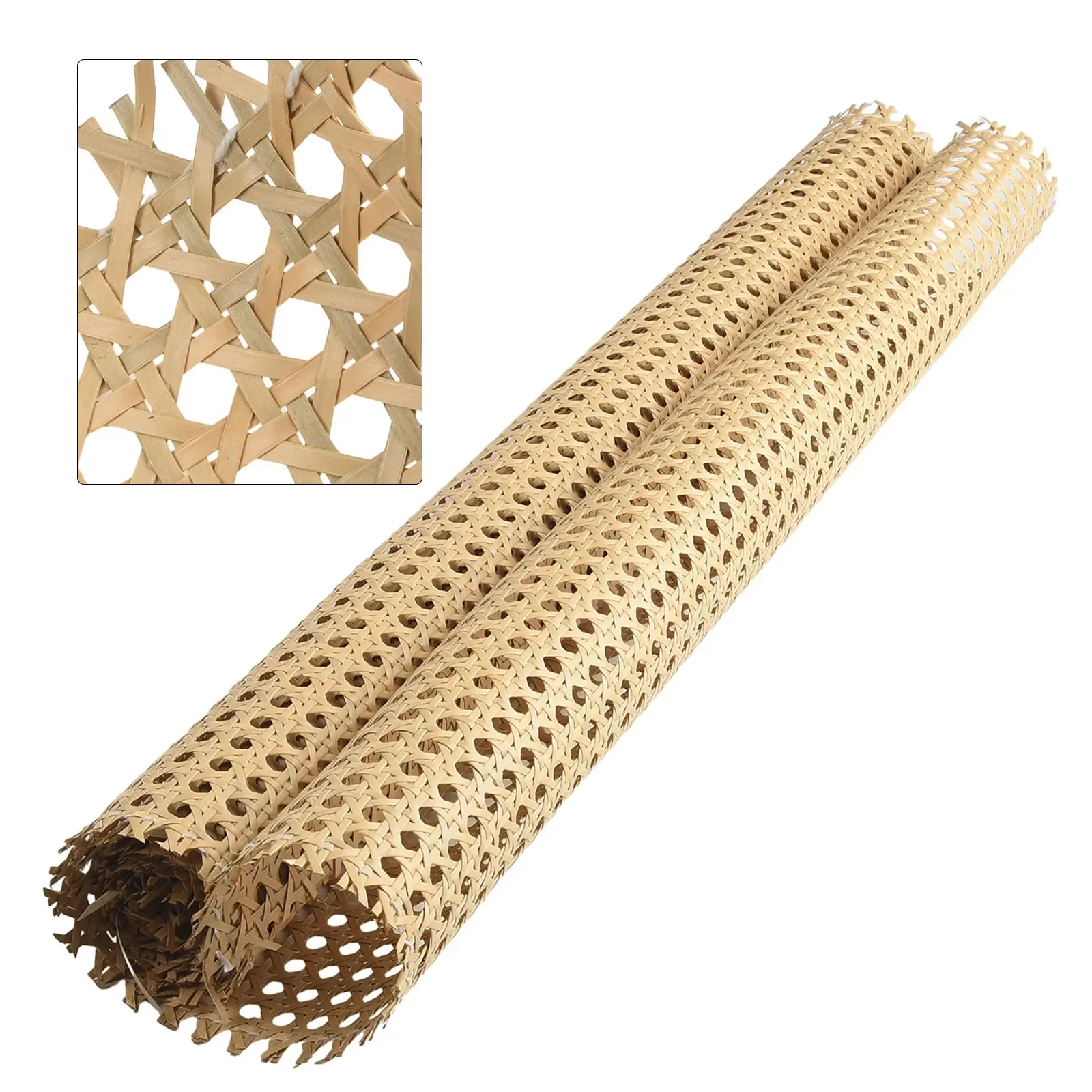 Enhance Your Furniture with Natural and Comfortable Rattan Mesh Roll Sizes Available in Multiple Width and Length Options