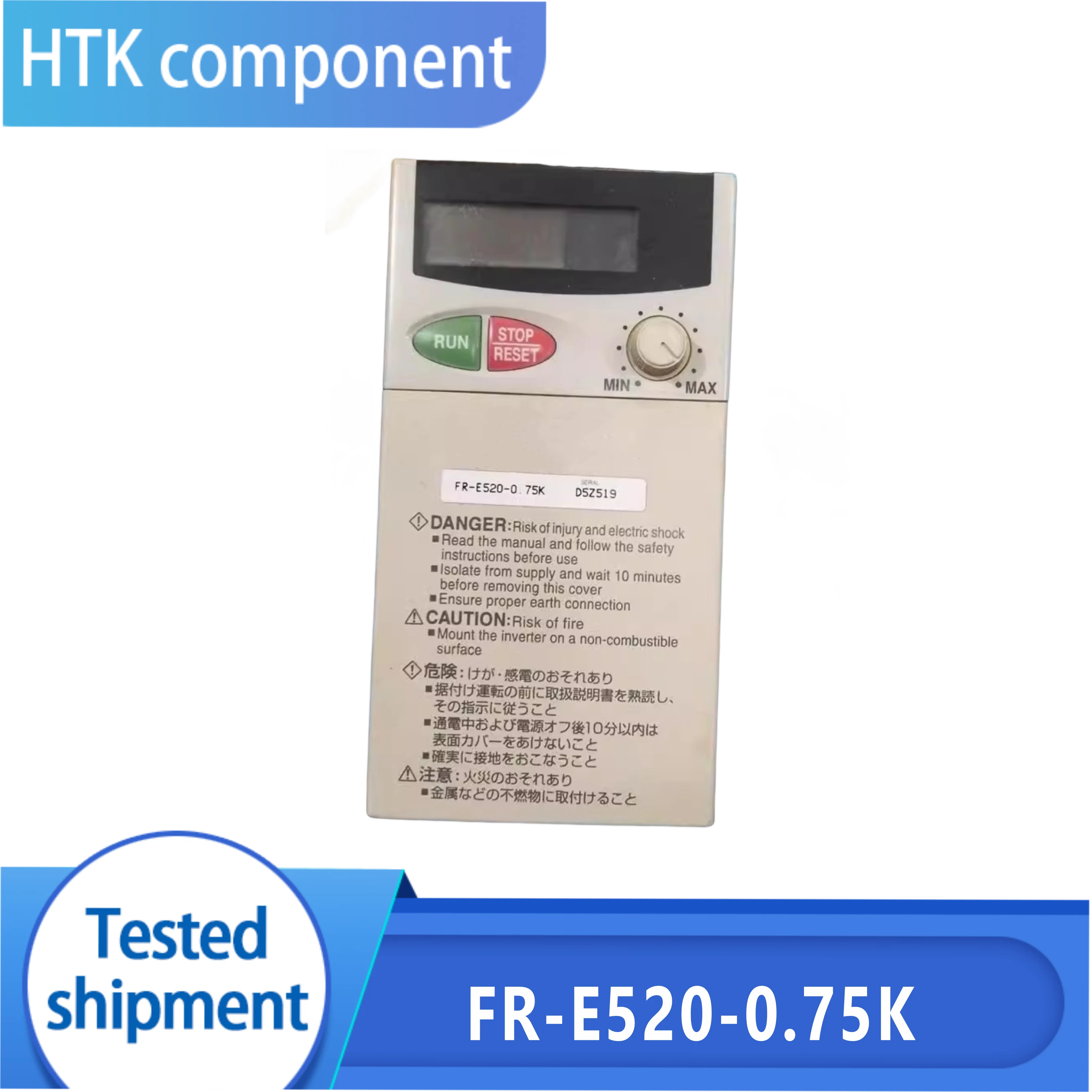 Original FR-E520-0.75K 220V 0.75KW Inverter