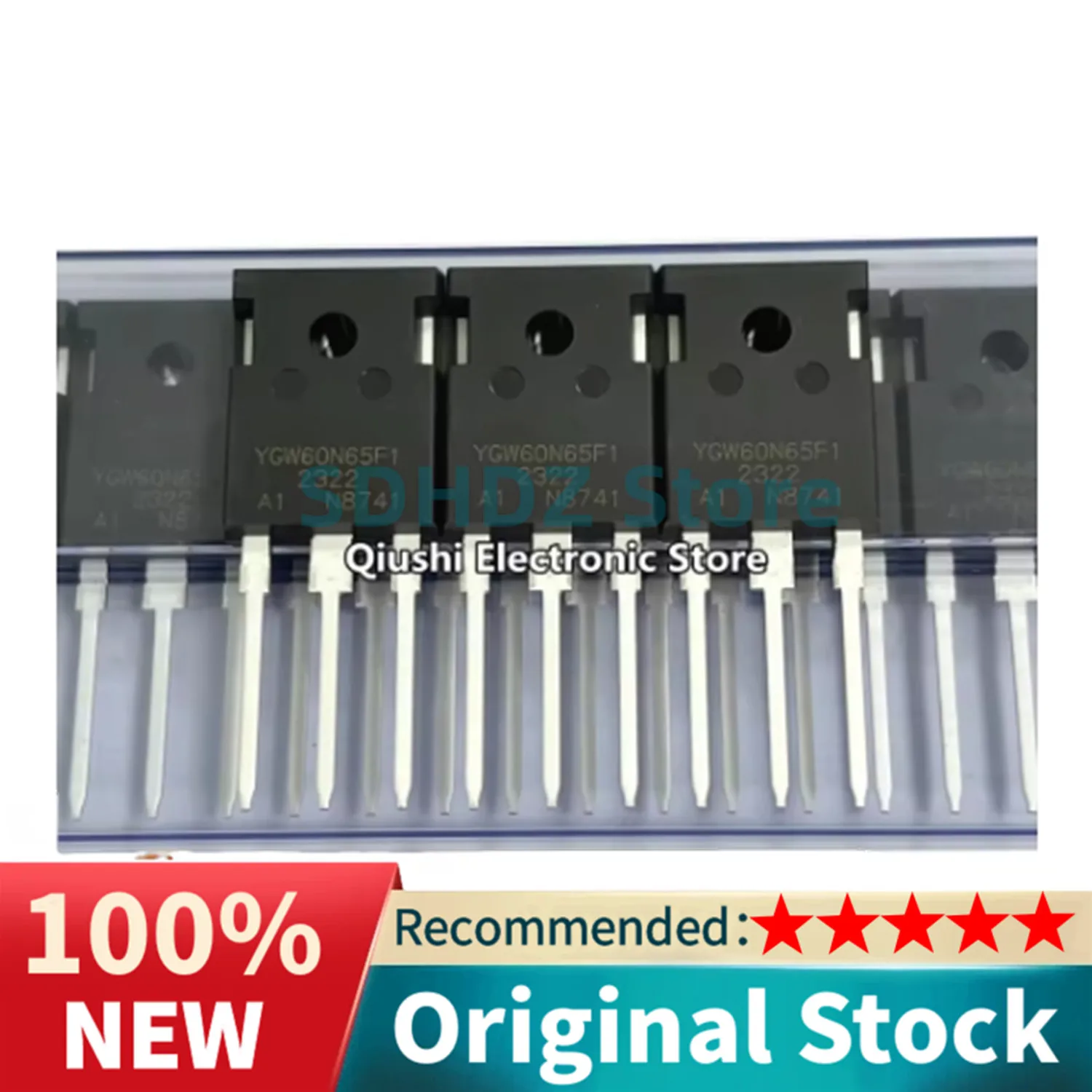 10PCS New Original YGW60N65F1 60N65 TO-247 IGBT Single Pipe 60A 650V