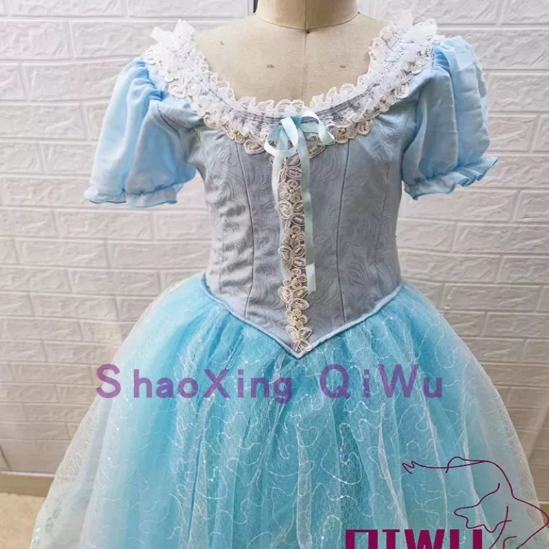Ballet Clara Variations Performance Dress Professional Edition Open Button Long Dress