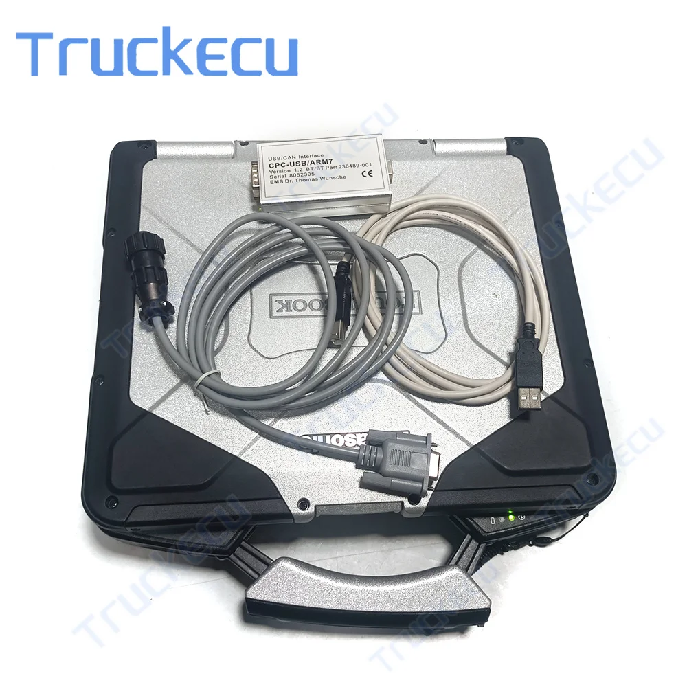 CF31 LAPTOP+For TOYOTA BT Version 1.2 USB/CAN Interface CPC-USB/ARM7 Diagnostic Kit for Toyota Truck Forklift EMS CAN Suite