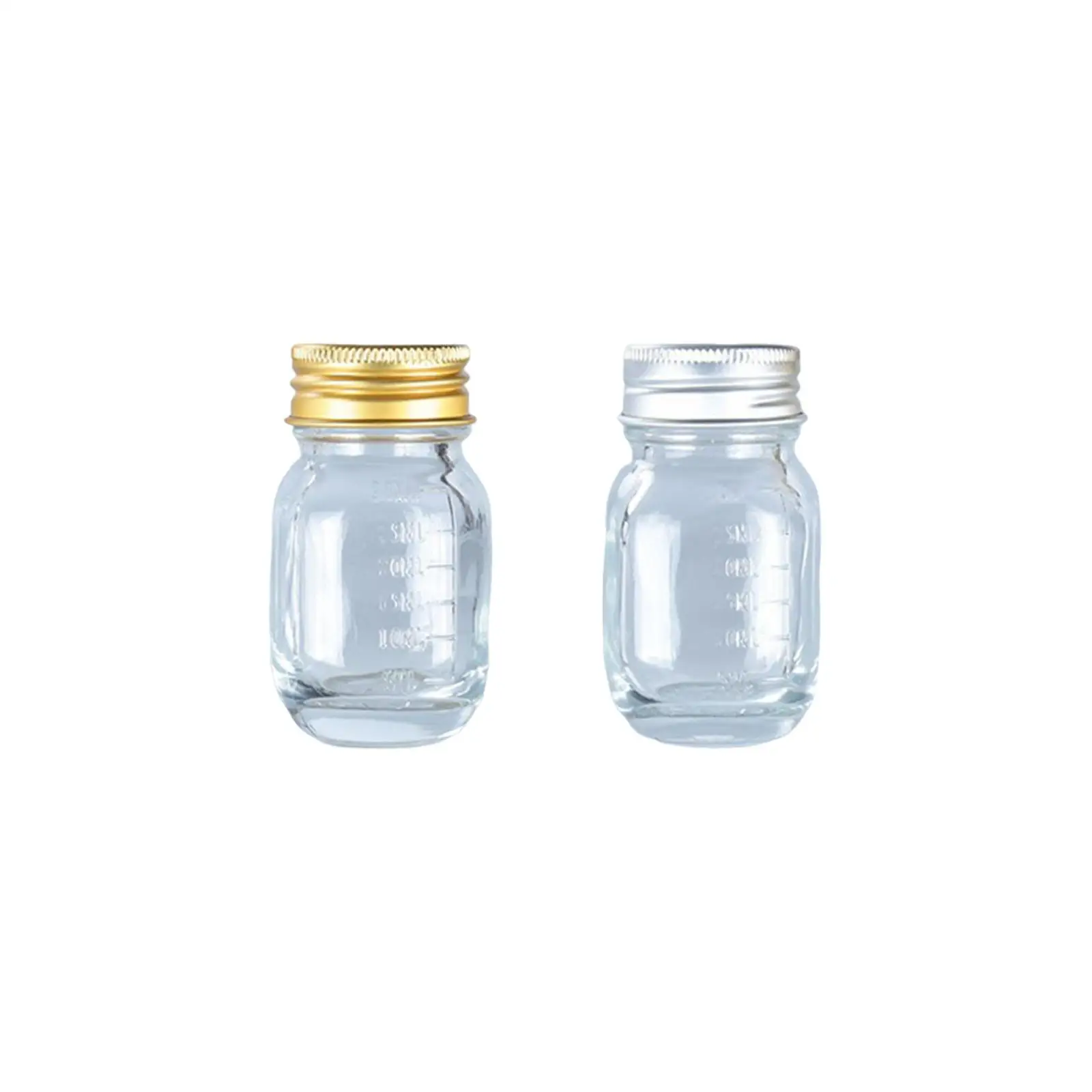 Chemistry Reagent Bottle 30 ml Capacity Clear Screw Cap for Liquid Labs Home