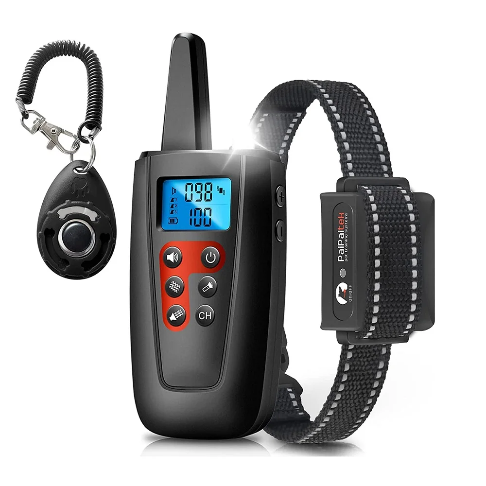 Dog Training Collar,Vibrating Dog Collar,3300ft Range Remote No Shock Collar,Sound&Vibration,IPX7 Waterproof Dog Bark Collar