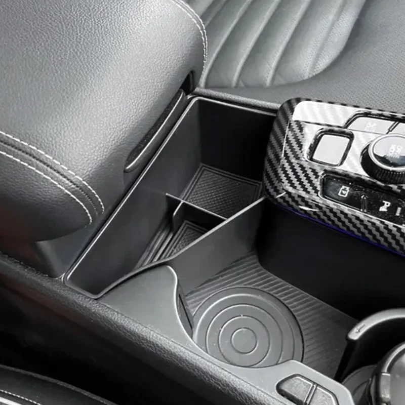LHD Center Console Organizer Storage Box Tray Insert Holder Interior Accessories For Kia Sportage NQ5 Hybrid 2021 2022 2023 2024