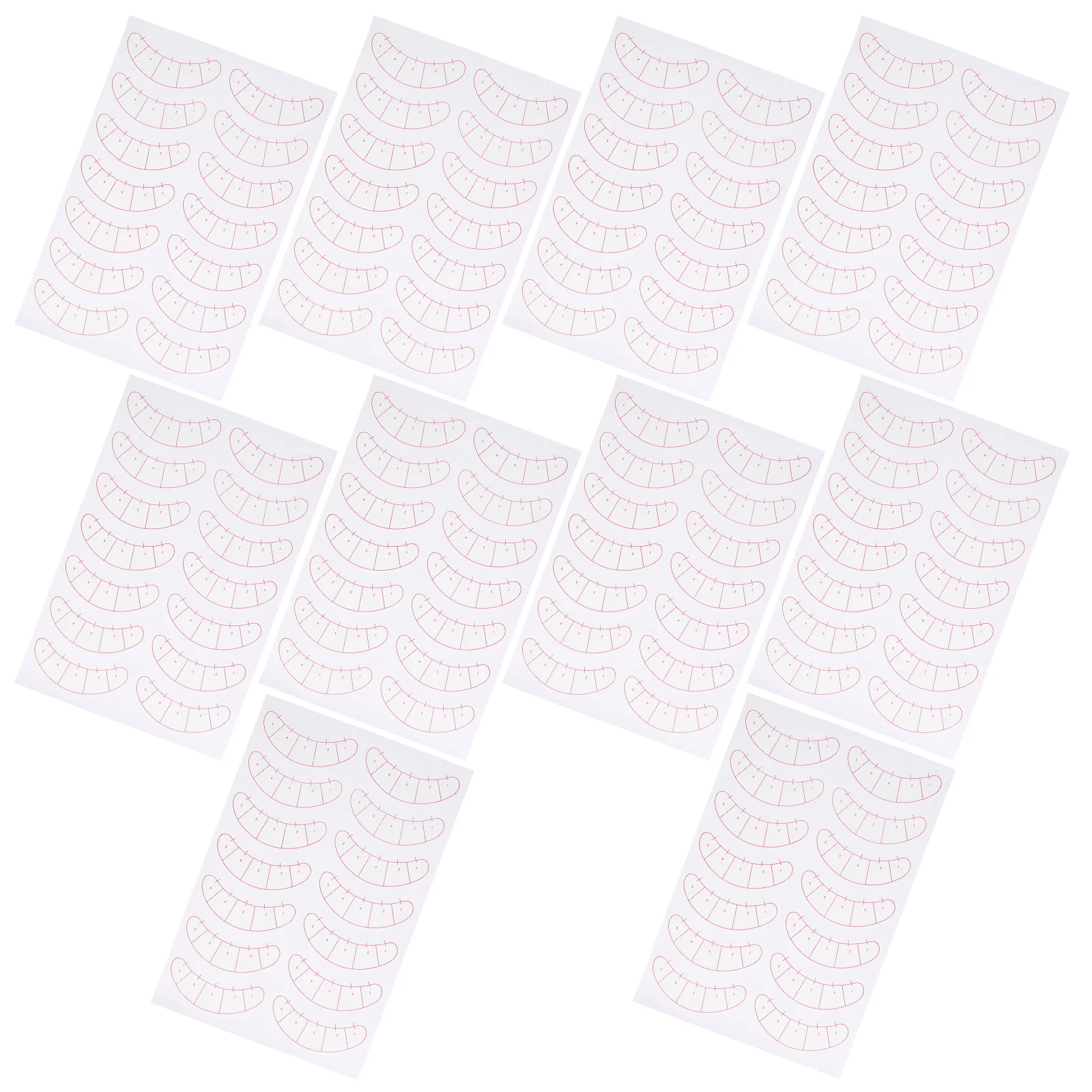 

Eyelash Isolation Positioning Pads Beauty Stickers For Lash Extensions Under Eye Shields Practice Tools Self-Adhesive
