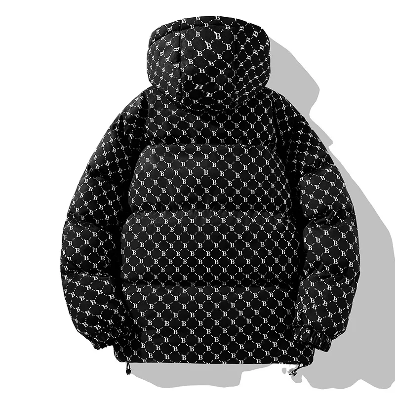 Supzoom 2025 Nový přírůstek Tisk Chléb Oblek Zimní bavlněný Pár Studené Oblečení S Kapucí Ležérní Pánské Bundy A Kabáty - náhled 4