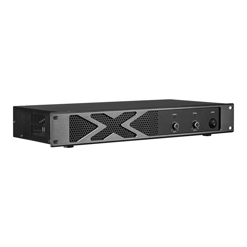 Xtuga Amplificatore digitale ad alta potenza Classe D Amplificatori audio in metallo a 2 canali 1200W per la vendita calda del palco