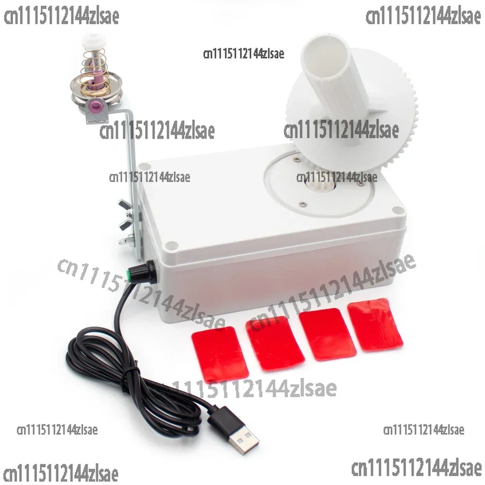 Automatic Electric Yarn Winder USB-Powered Knitting Tool Adjustable Speed & Tension for Neat Yarn Balls