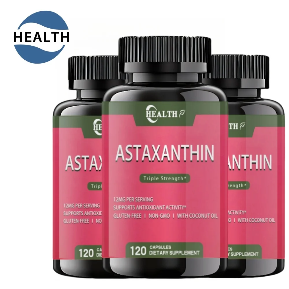 

Astaxanthin Supplement, Maximum Absorption, Stronger Antioxidant Than Vitamin C, Non Gmo, Gluten Free