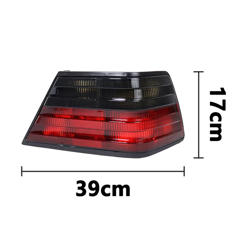 Car Rear Bumper Tail Light Smoke Tail Brake Lamp Tail Lamp Shell Cover For Mercedes Benz W124 E Class 1986 1987 1989 1990-1995