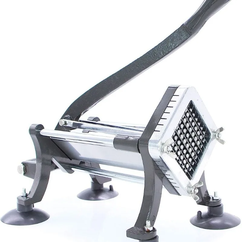 Household Manual French Fry Cutter, Potato Fruit Vegetable Strip Cutting Machine Kitchen Slicing Tool