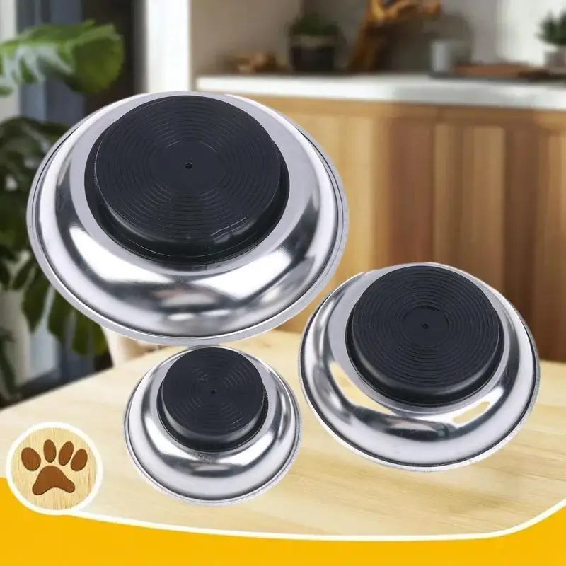 Sliver Circular Magnetic Parts Bowl 3