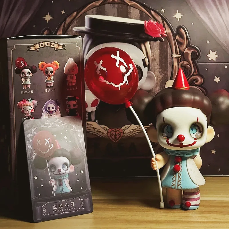 Kasa Blind Box I'M Not A Villain-serie Gepersonaliseerde zwarte mysterieuze pop Verzamelbare desktop Decoratief ornament Vakantiegifs