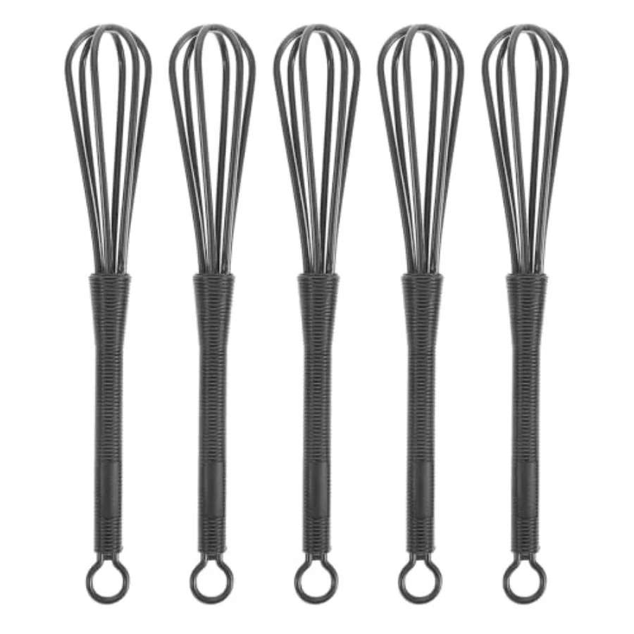 

Small Plastic Whisks: 5pcs Mini Whisk for H Dye Color Mixing Hdressing - 6.76X0.98in Versatile Kitchen Utensil Egg Beater for B