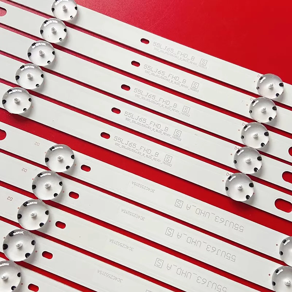 Strip Lampu Latar LED untuk 55UJ6309 55UJ635V 55UJ634V 55UJ630V 55LJ5550 55UJ6300 55UK6100PLB 55UJ63_A B Eav 63632405   EAV 63673005