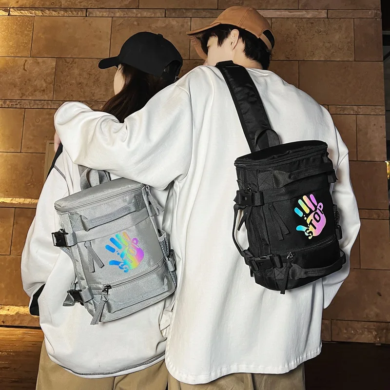 

2025 Crossbody Sling Bag - Large Capacity Tactical Chest Bag, Urban Commuter Workout Shoulder Pack