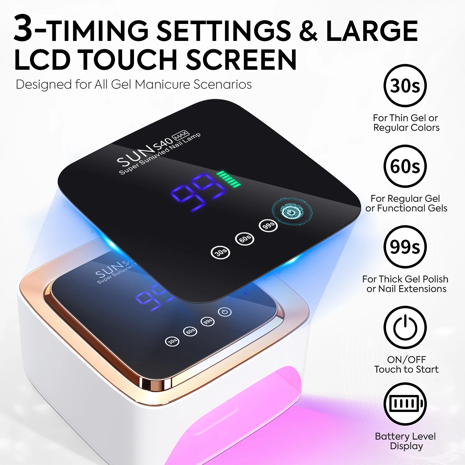 المهنية 180 واط الأشعة فوق البنفسجية LED مسمار مصباح 57 مصباح ليد الخرز قابلة للشحن مجفف الأظافر بسرعة هلام طلاء الأظافر لأدوات مانيكير