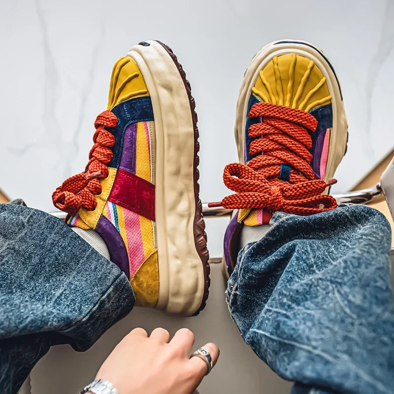 

Универсальные мужские кроссовки для отдыха, мужские легкие удобные спортивные прогулочные туфли, модные высококачественные массивные туфли, мужская обувь