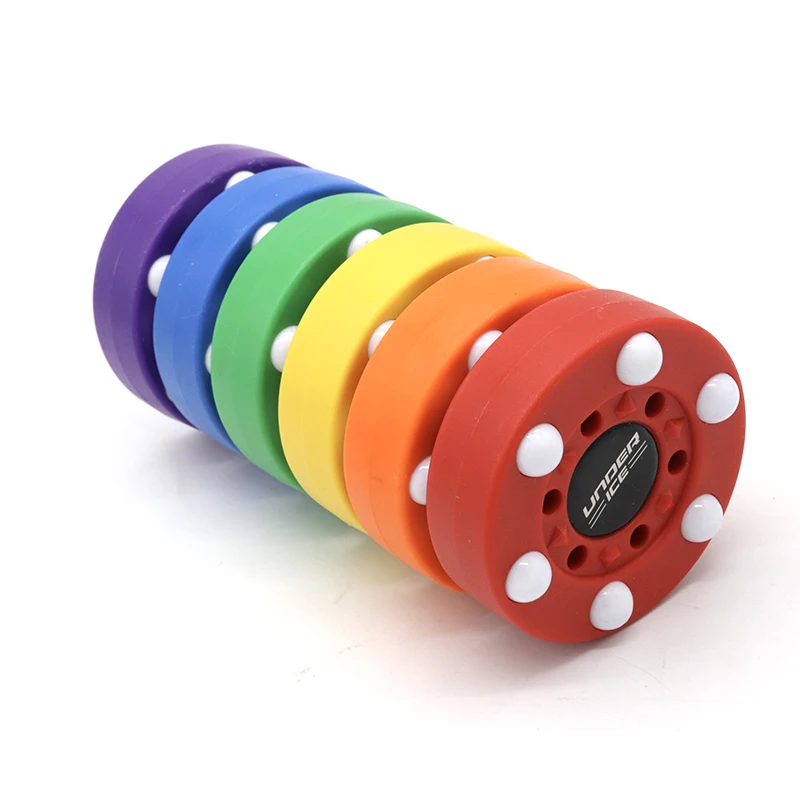 Practical Hockey Puck Street Roller Multicolor Skating Rollerball Smooth Surface Adult Fitness Accessories