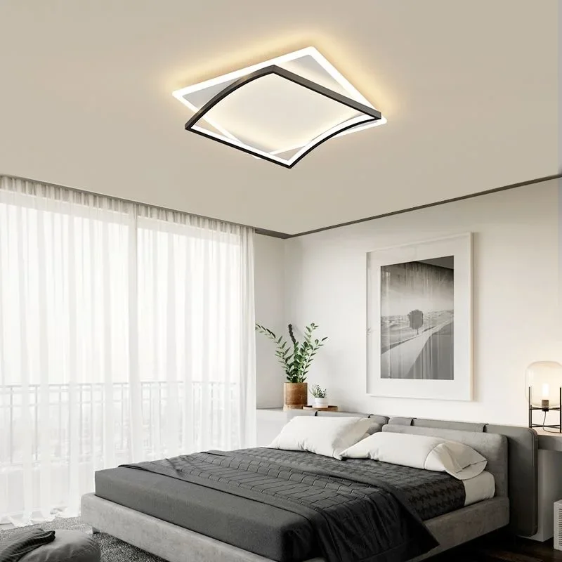 Plafonnier LED au design moderne simpliste, Luminaire décoratif de plafond, idéal pour une chambre à coucher, un balcon ou un salon, nouveauté 2022