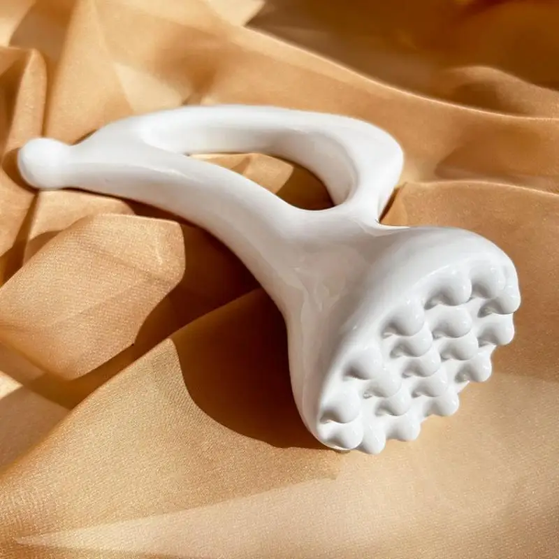 

Ceramic Gua Sha Board Skin Scraping Tools Face Massager Whole Body Carving Body Guasha, Body Massage Tool