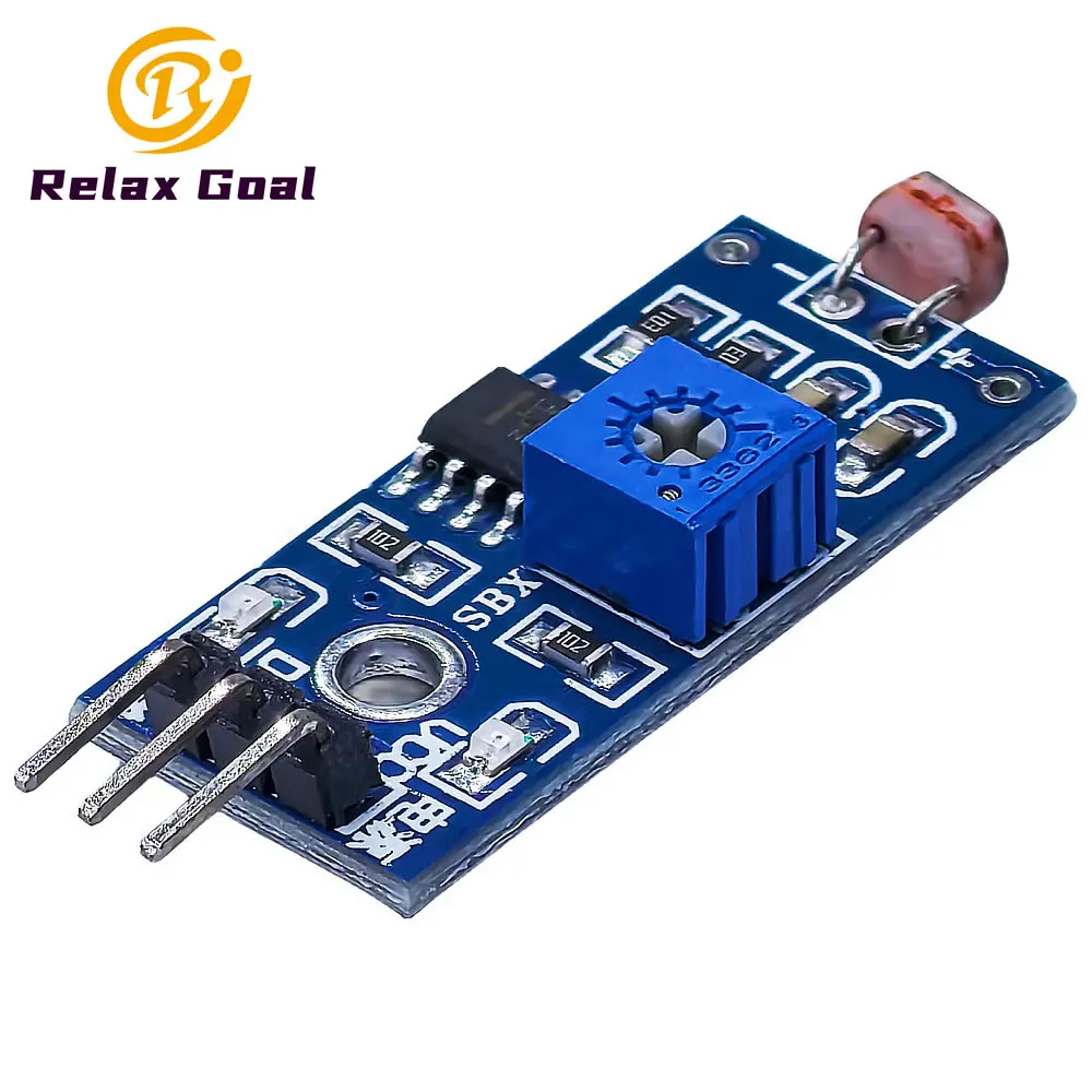 

2PCS Photosensitive Brightness Sensor Module 3.3-5V Photoresistor Light Detection Resistance Module Photo Resistor for Arduino