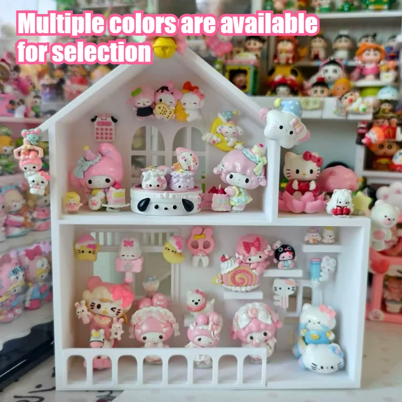 Miniaturization Small Villa Three-dimensional Print Staircase Room Doll House Scene Decorative Item Multiple Colors Available