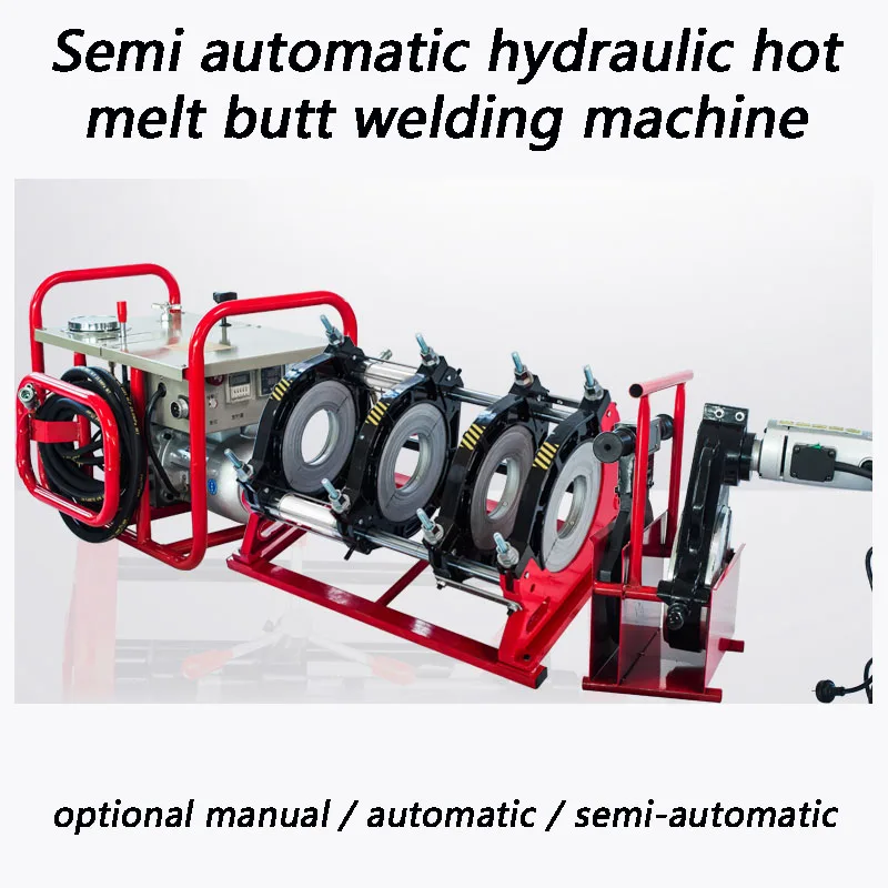 

pe pipe butt welding machine hand-operated manual semi-automatic automatic hot melt hydraulic four-ring butt welding machine