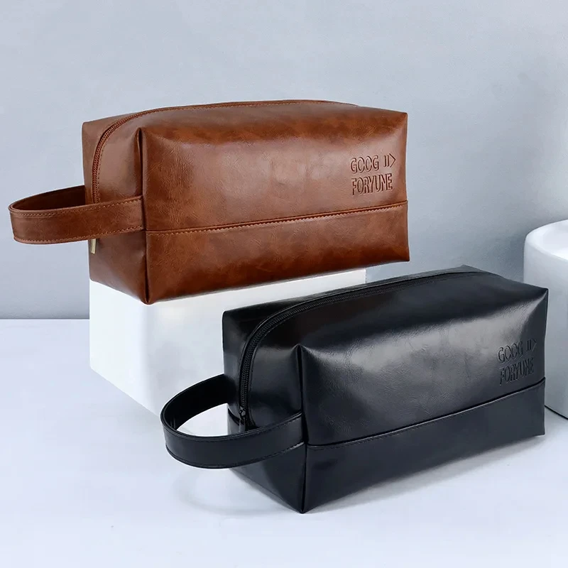 La più recente borsa da toilette di grande capacità borsa da viaggio impermeabile portatile semplice borsa cosmetica donna uomo custodia per il