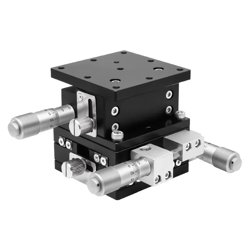 Suitable for XYZ three-axis precision mobile sliding table optical displacement platform manual fine-tuning lifting