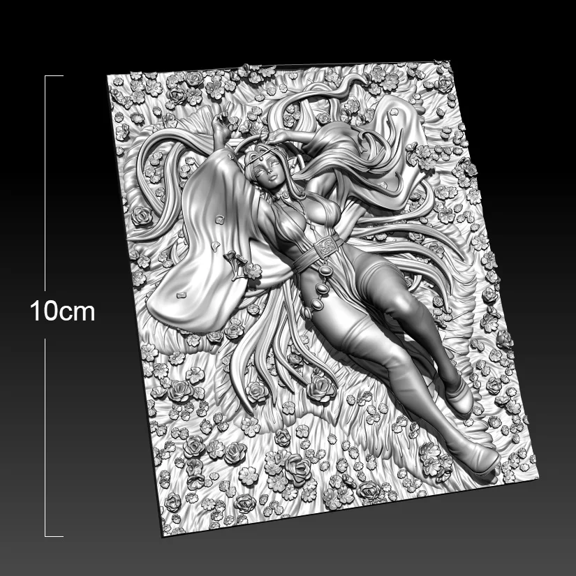 

100mm 80mm Resin Model Kits Sketchpad Girl Figure Unpainted No Color RW-979