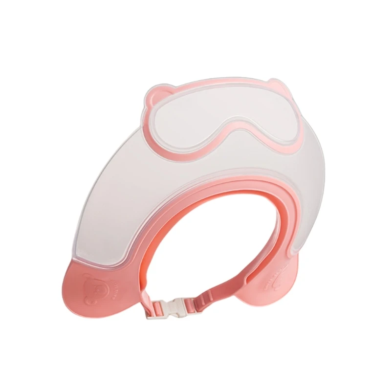

Toddler Shampoo Shower Caps Empty Top Bathing Hat 6M to 6T Kids Bathing Headgear Full Protections 425F