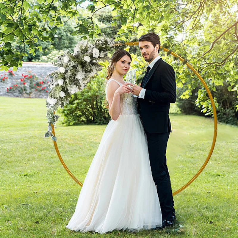 1pc Circular Wedding Arche Balloon Stand Party Decoration Backdrop Arch Birthday Party Balloon Arch Baby Shower Decor Supplies