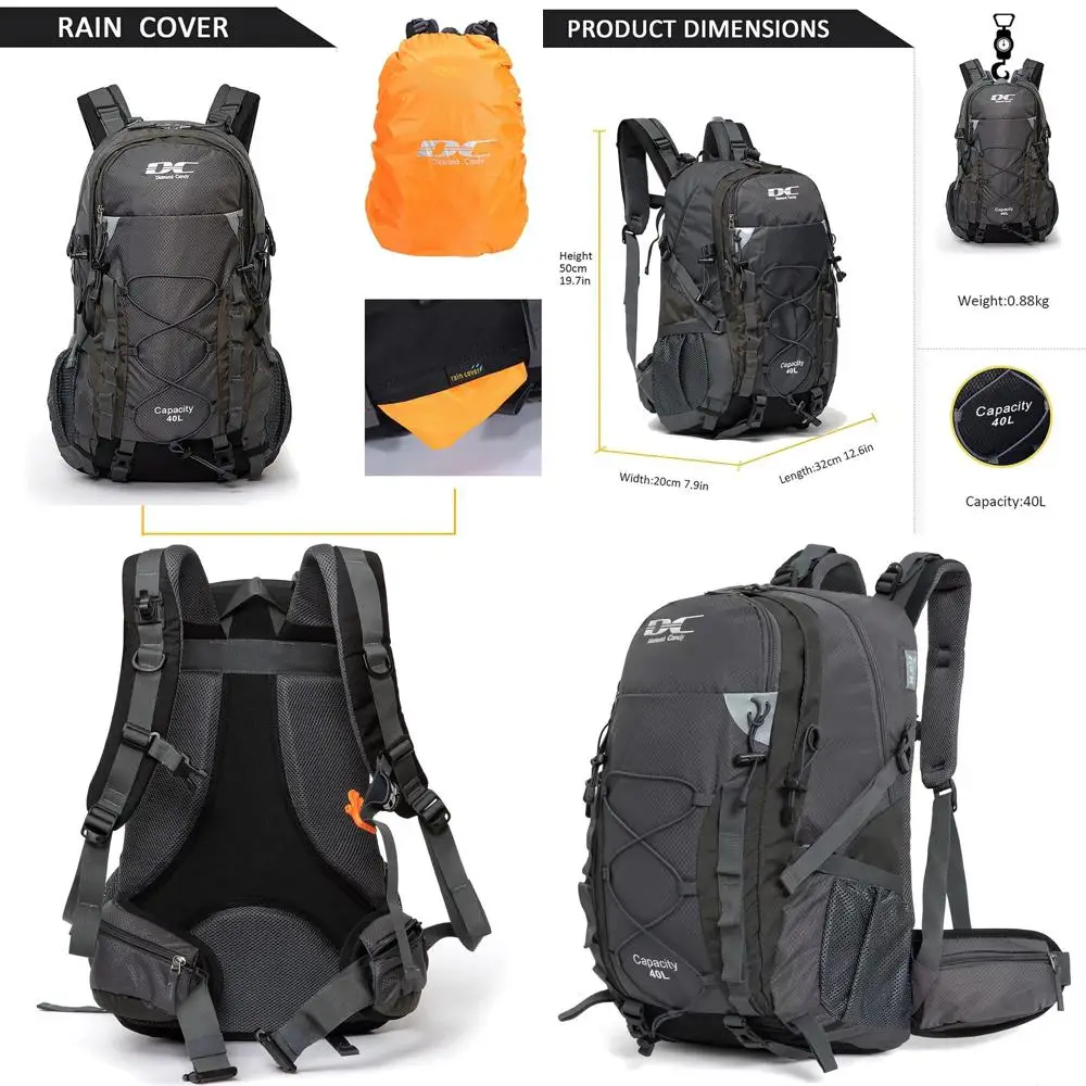 

Водонепроницаемый легкий туристический рюкзак для мужчин и женщин для путешествий и кемпинга