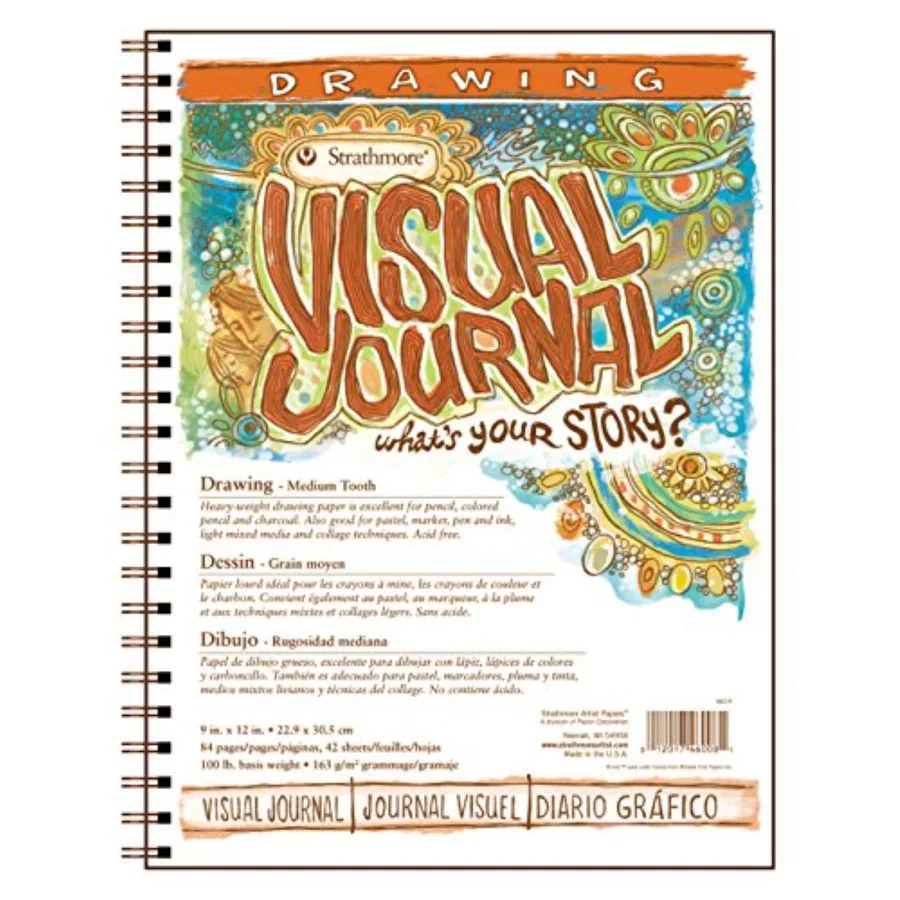 

400 Series Visual Journal, 9"x12" Medium Surface, Wire Bound, 42 Sheets