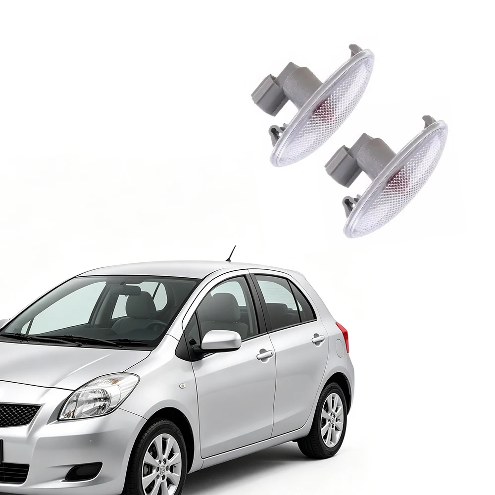 

2Pcs Side Marker Turn Signal Light 81730-0D032 For Toyota Yaris 2005-2011 RAV4 Auris Corolla Fender Indicator Lamp Replacement