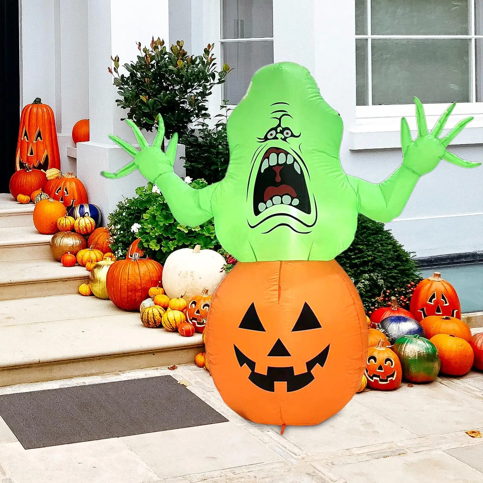 

LED Lights Yard Decorations Inflatable Halloween Pumpkin Evil Inflatable Toy for