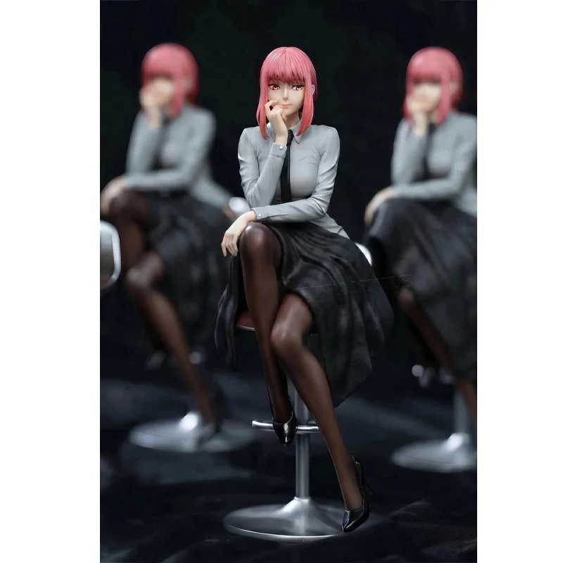 25cm Chainsaw Man Makima Anime-Mädchenfigur Denji/Power Actionfigur Aki Hayakawa/Reze Sammelfigur Modellpuppe Spielzeug Geschenk