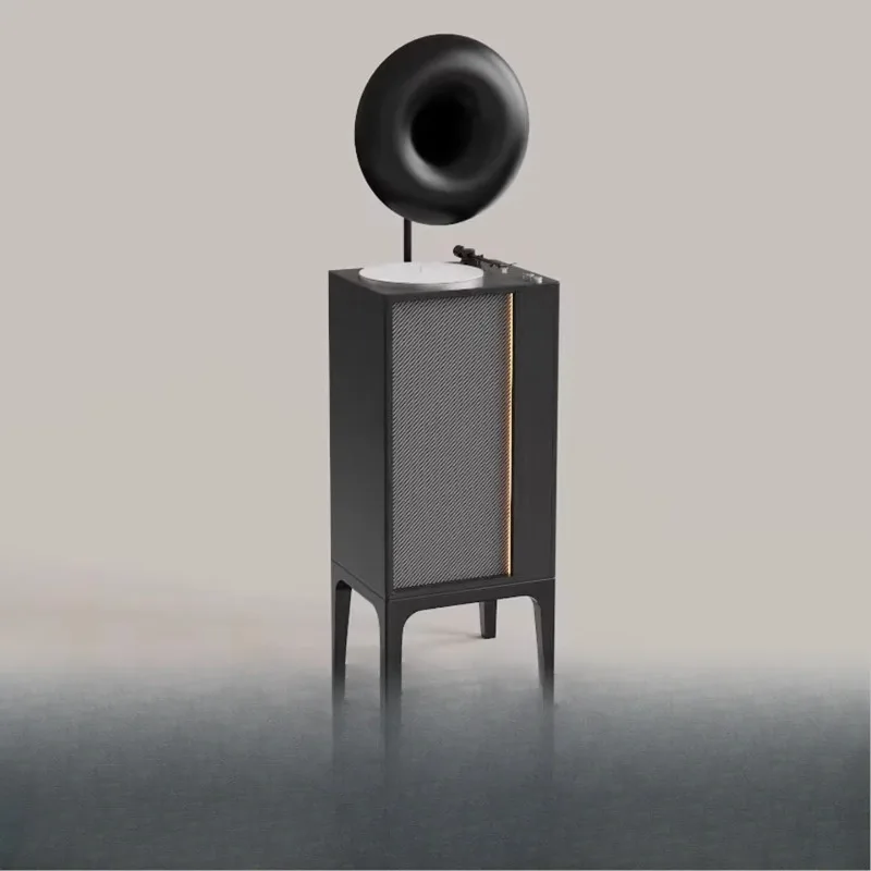 Vinyl record player retro phonograph living room light luxury modern European bluetooth audio film