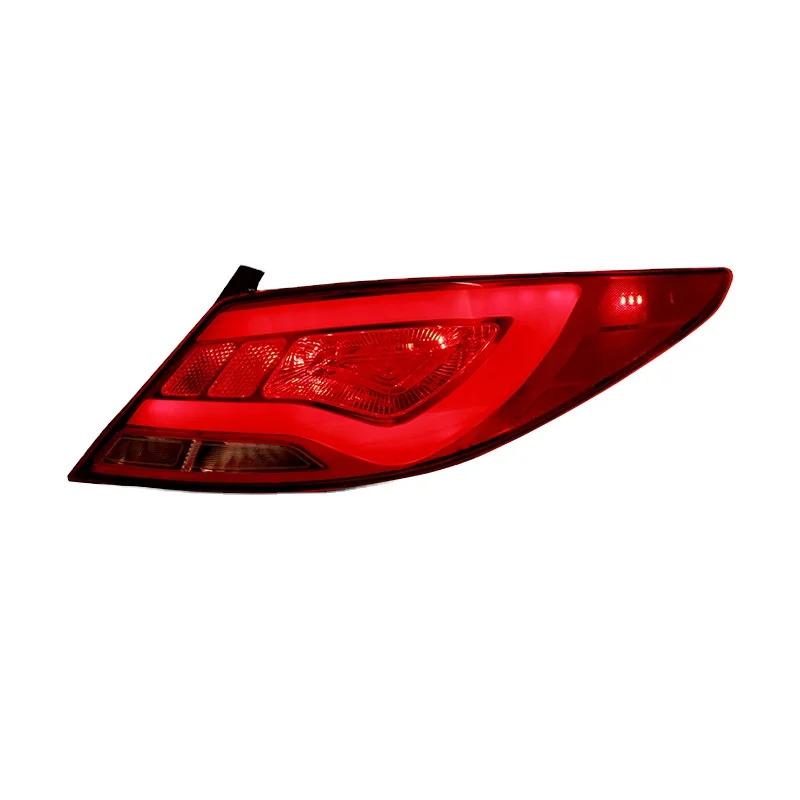 Full LED Rear Tail Lamp Assembly for Hyundai Accent Verna Solaris 10-13,Sealed Lamp Housing Prevents Fogging & Water Ingress