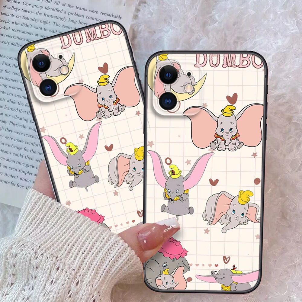 S1 cartoon Dumbofor Soft Case for Xiaomi 10T 11 11i 11T 12 12x 8 Lite 9 9T A1 A2 A3 Poco F2 F3 M2 M3 X2 X3 X4 pro M4 C40 M5