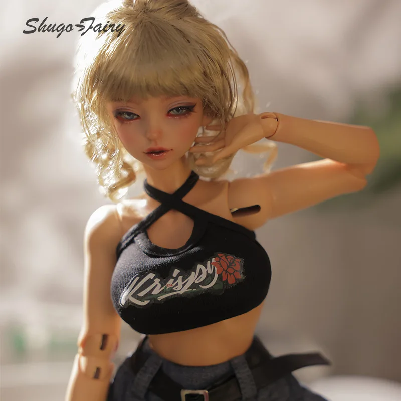 Shugafairy Bertha 1/4 Punk Lolita Boneca BJD Joan Gamour Personagem Bola Articulada Figura de Arte em Resina Colecionável