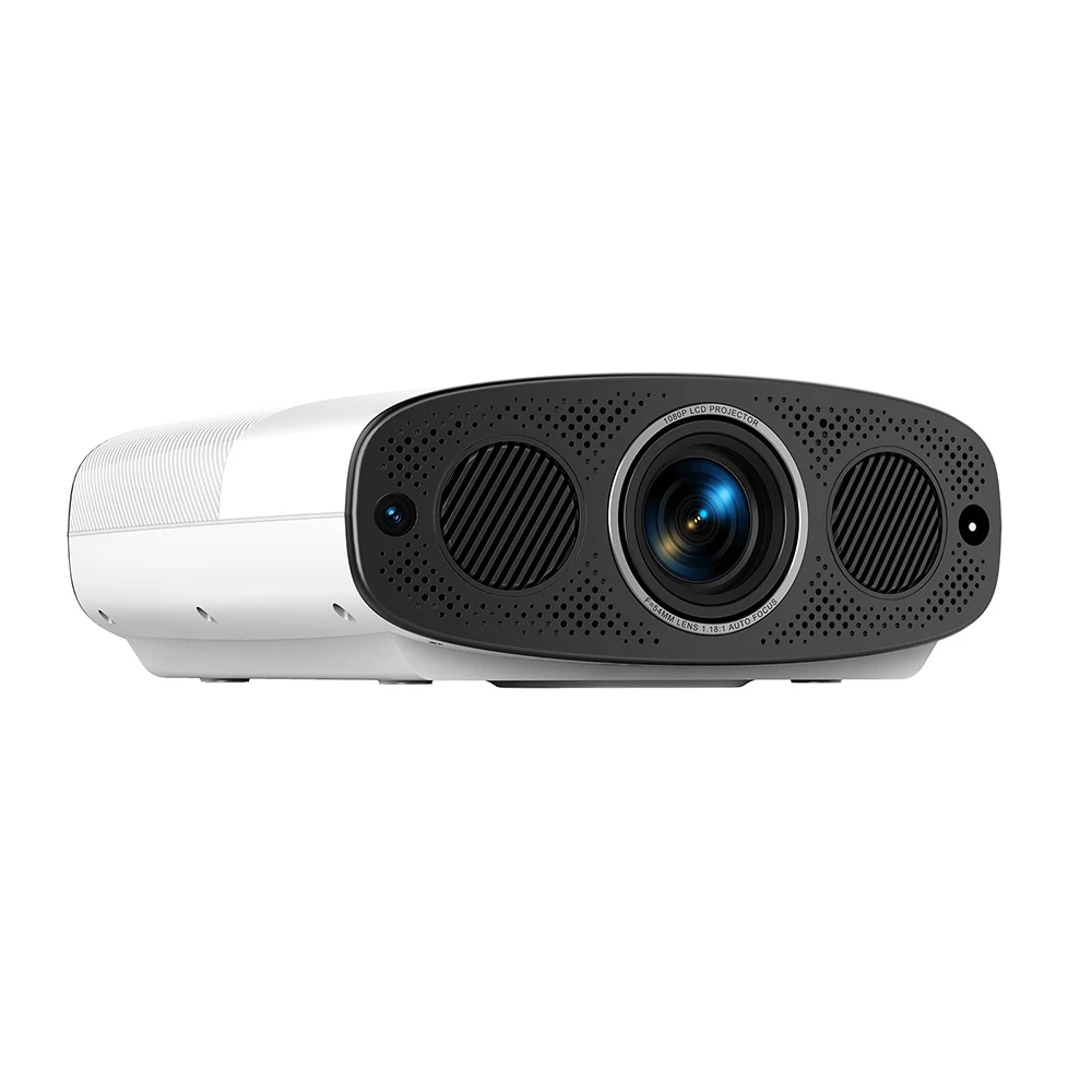 VEVSHAO A22 Full HD 1080P Projector 4K 1000ANSI Android WiFi Auto Focus 10W*2 Home Theater Projector for Office Meeting Video