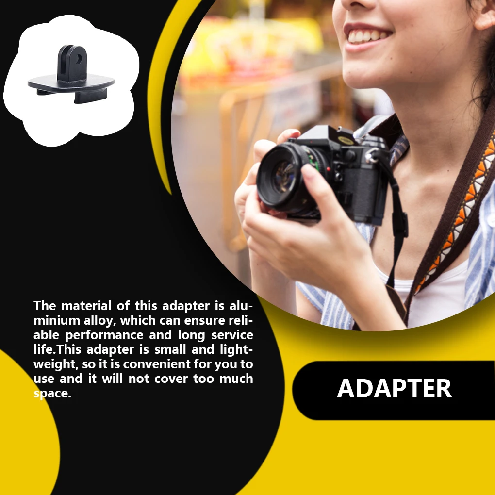 Quick Release Buckle Base Tripod Mount Adapter Alloy for Gopro Hero 13 12 11 10 9 for DJI Action Camera Vlog Accessories