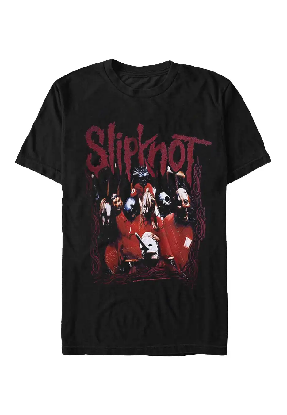 Band Frame Slipknot Nu-Metal Band Graphic T-Shirt Cotton Men Women Streetwear Tee