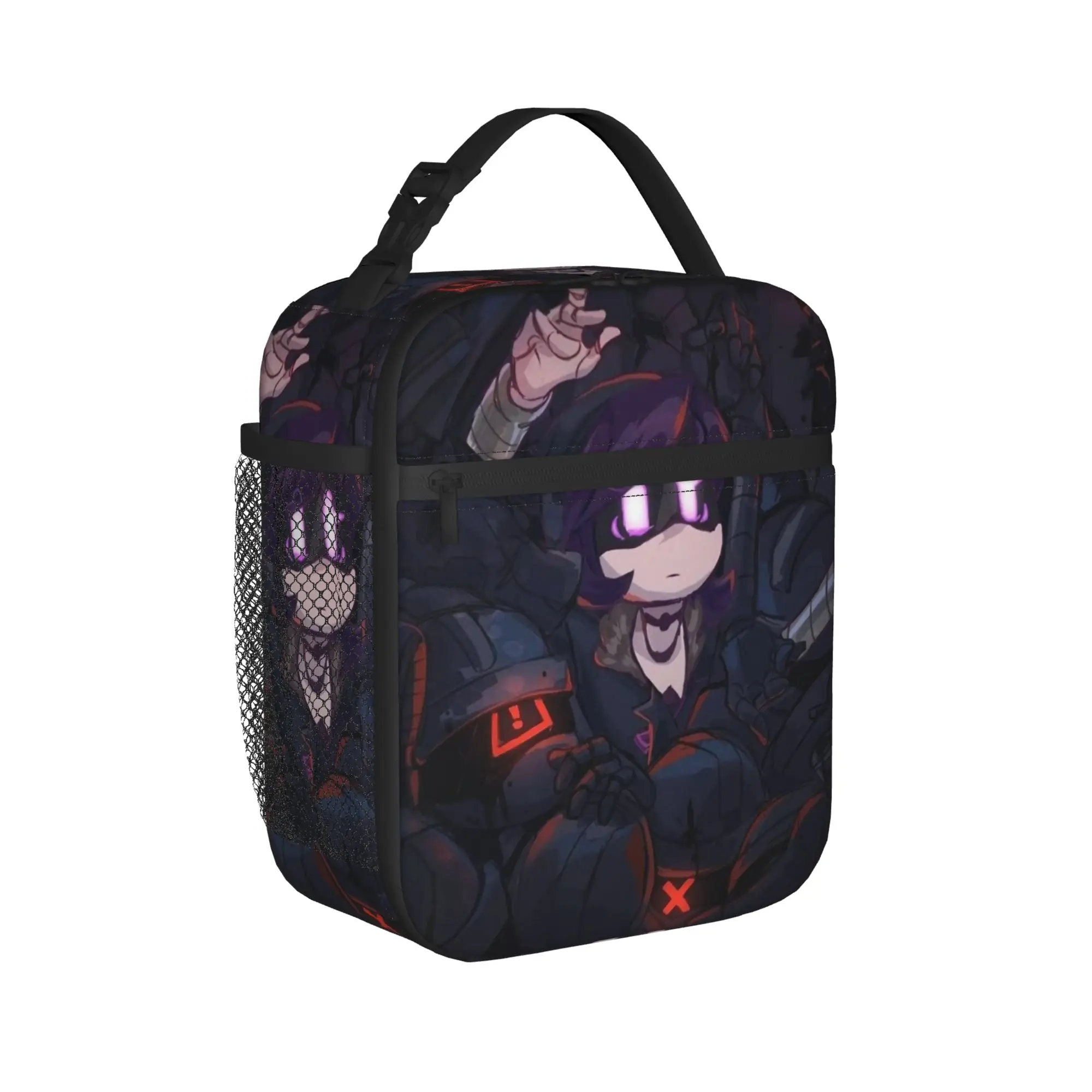 Murder Drones Insulated Lunch Bag Cooler Bag Reusable,Meal Container Uzi Doll Art High Capacity Lunch Box Tote for Men Women