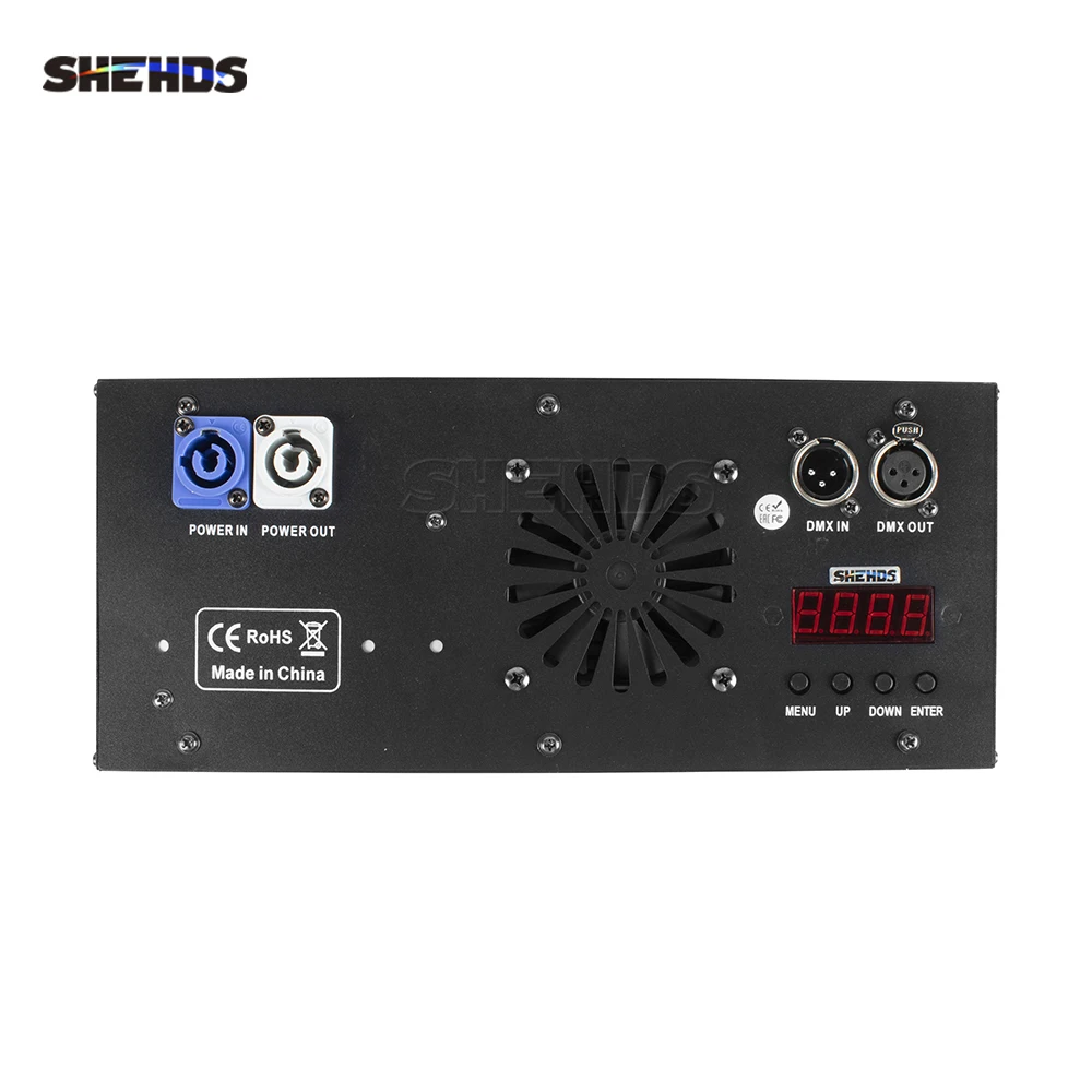 Shehds 1 peça led 2 em 1 cob 200w iluminação branca quente e fria 2 olhos dmx512 para luz de palco discoteca festa natal luzes de público