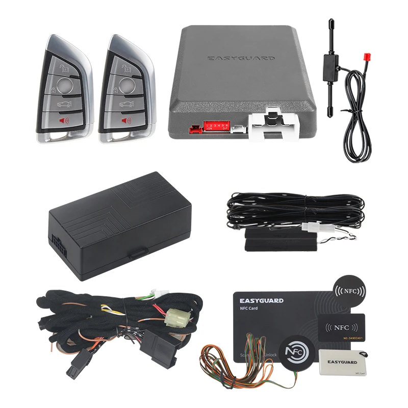 EASYGUARD CAN BUS PKE Remote Start Kit For BMW 118, F10, F11, F12, F13, F15,F18, F25, F39,F48, F49 Keyless Entry Car Alarm