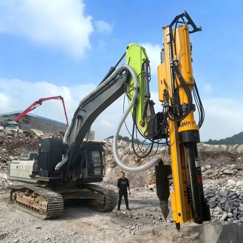 Excavator Mounted Drill Split Integrated Hydraulic Rock Splitter with 150-250t Per Hour Output